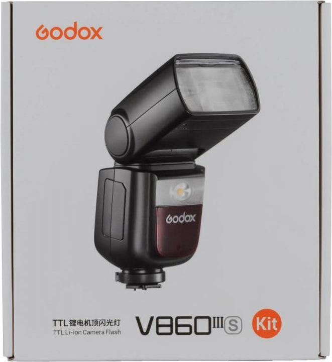 Actual product image Godox V860III Aufsteckblitz mit TTL, Sony für Sony (Plug-on flash, Sony)