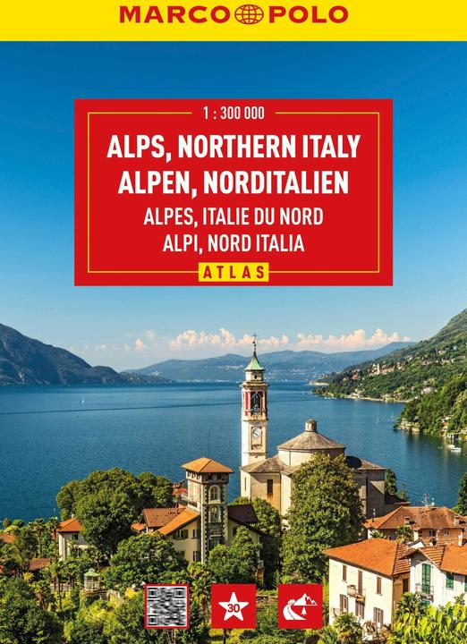 Reiseatlas Alpen, Norditalien 1:300.000