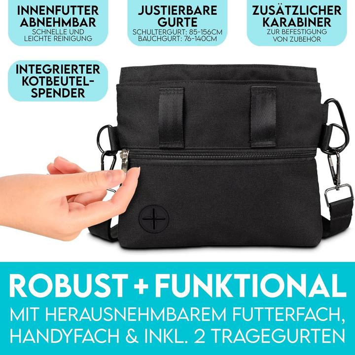 Immagine prodotto Hund ist König Leckerlietasche für Hunde mit Magnet-Verschluss