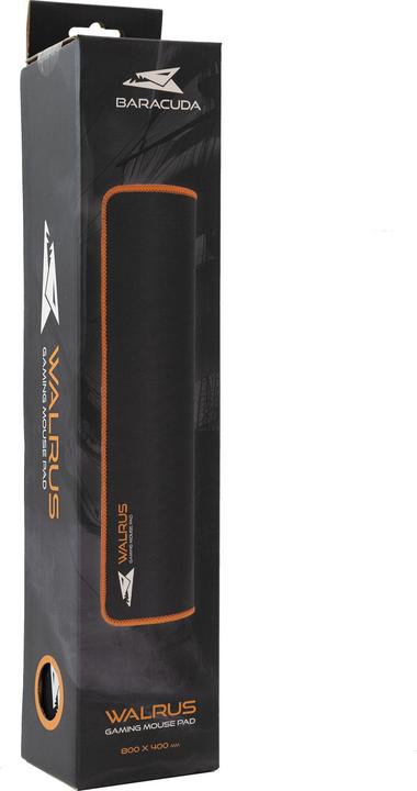 Actual product image Baracuda Mouse Pad WALRUS-XL, 800x400 mm, Black/Orange (BGMP-011) (XL)