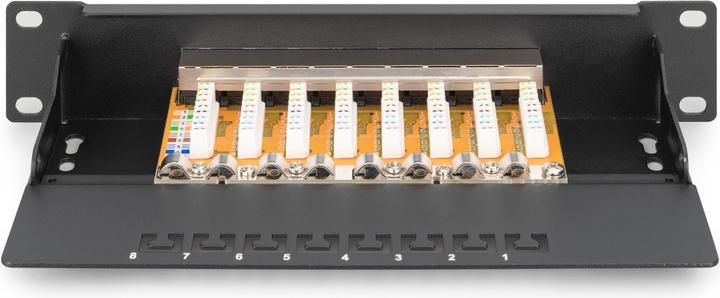 Produktbild Digitus 1HE 8-Port 10" Cat6 geschirmt schwarz