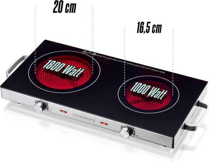 Produktbild Heinrich´s Doppelkochplatte 2800W