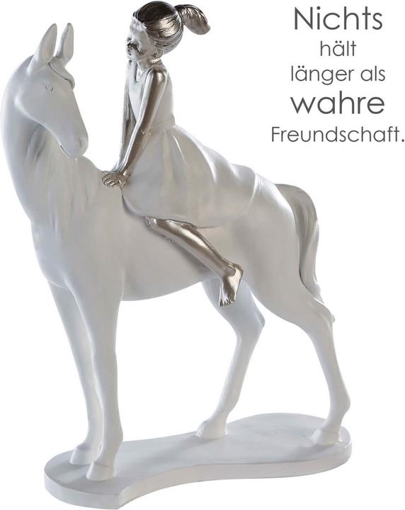 Actual product image Casablanca by Gilde Figure Sculpture Girl on Horse