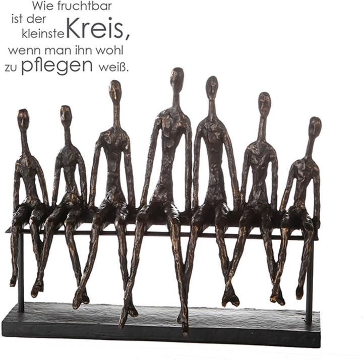 Actual product image Casablanca by Gilde Sculpture Community Bronce