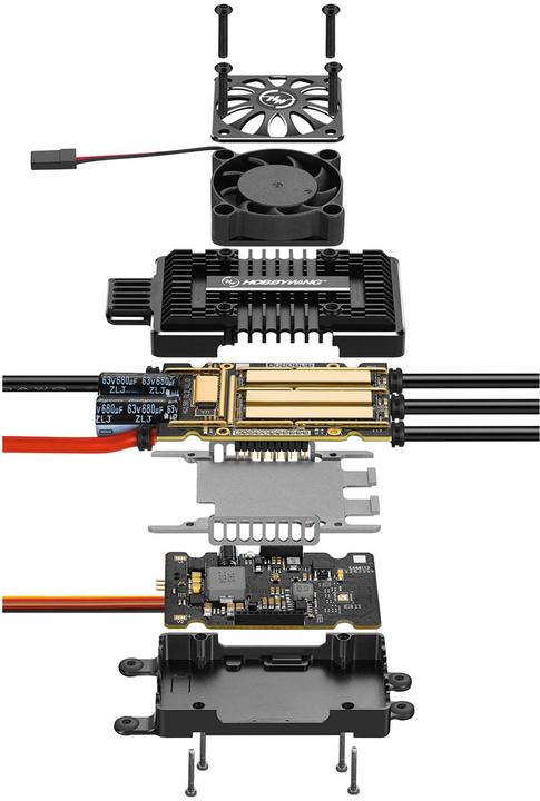 Image du produit Hobbywing Régulateur Platinum Pro 180A HV V5 6-14s, 10 A BEC