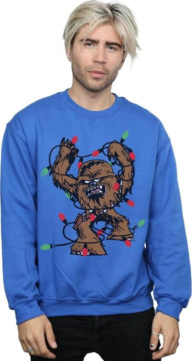 Immagine prodotto Star Wars Chewbacca Christmas Fairy Lights Felpa Uomo (3XL)
