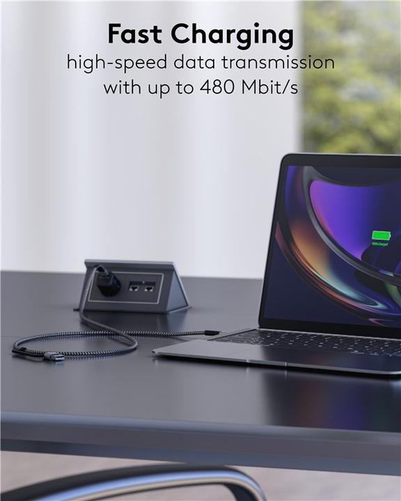 Produktbild Goobay 2in1 (3 m, USB 2.0, 60 W)