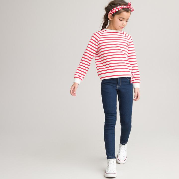 Produktbild La Redoute Collections Gestreiftes Sweatshirt mit Rundhalsausschnitt (152)