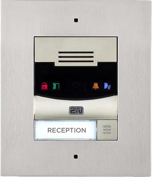 Produktbild 2N IP Türstation IP Solo ohne Kamera, Wandmontage, silber (Kabelgebunden)