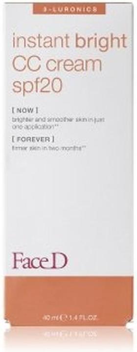 Actual product image FaceD Face D CC Cream SPF20 Color Correction Cream Light (Light)