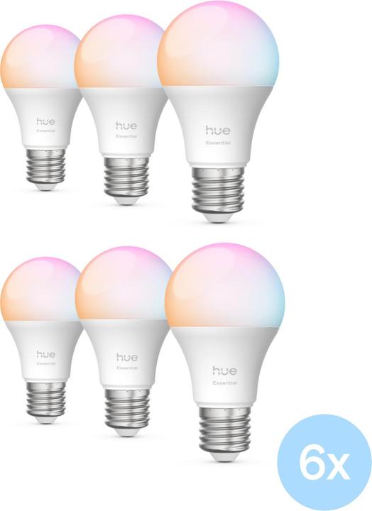 Produktbild Philips Hue Essential White & Color Ambiance (E27, 8 W, 806 lm, 1 x, F)