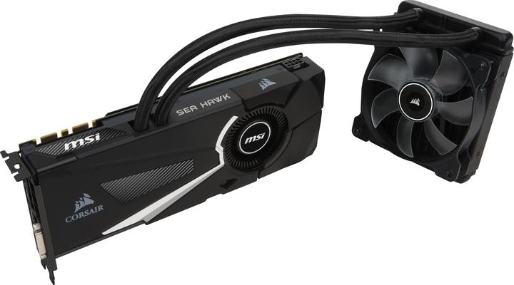 Actual product image MSI GeForce GTX 1070 SEA HAWK X (8 GB)