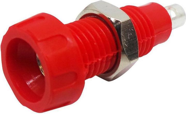 Produktbild RS PRO 4 mm Bananenbuchse Rot, Kontakt Versilbert, 50V / 10A, Lötanschluss