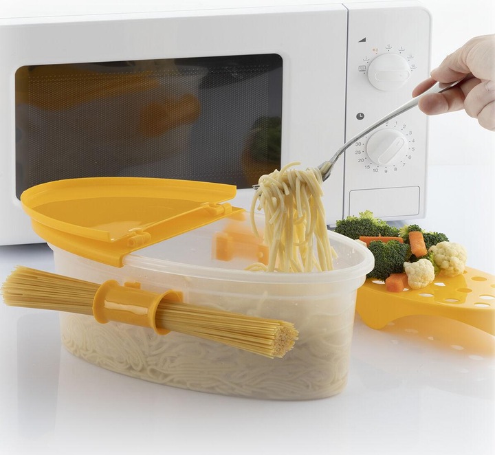 Produktbild InnovaGoods 4-in-1-Nudelkocher für die Mikrowelle