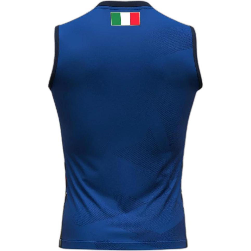 Thumbnail - Errea, Herren, Fussballtrikot, Ärmelloses Heim-Trikot Italie 2024/25 (S), Blau, S
