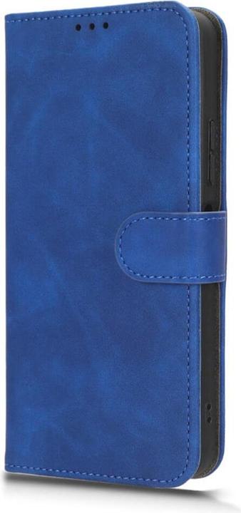 Actual product image Cover-Discount Nokia C32 - Case in suede look blue (Nokia C32)
