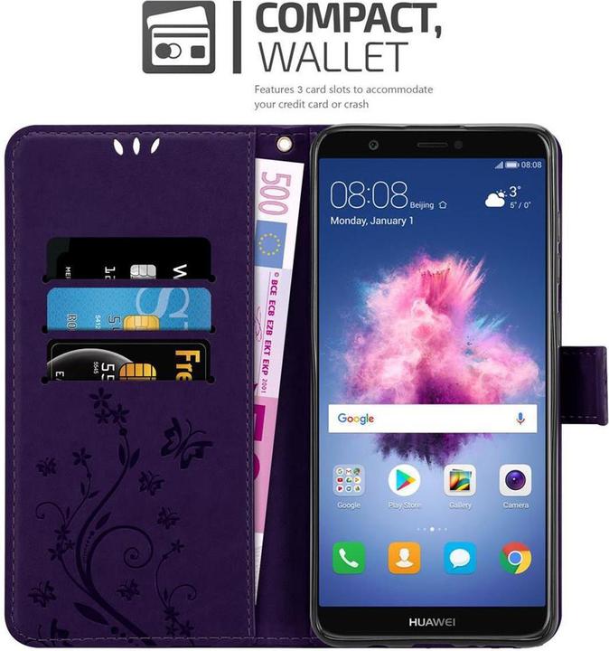 Image du produit Cadorabo Couverture du livre de fleurs (Huawei Enjoy 7S)