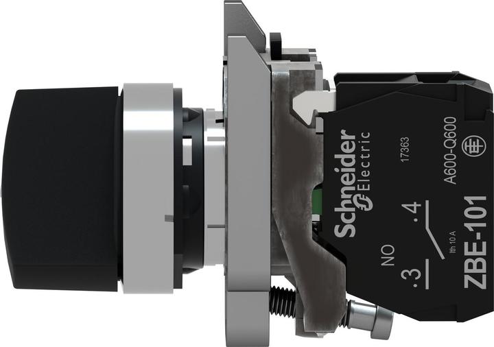 Produktbild Schneider Electric Selector Switch 2Pos Black Spring return