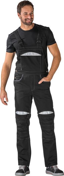 Produktbild Planam Latzhose schwarz/grau 64 (64)