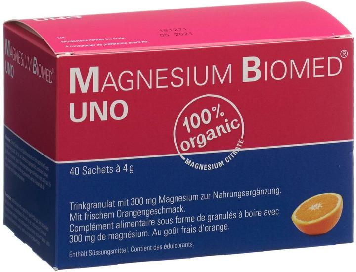 Biomed Magnesium UNO (40 Stk., Pulver, 160 g)