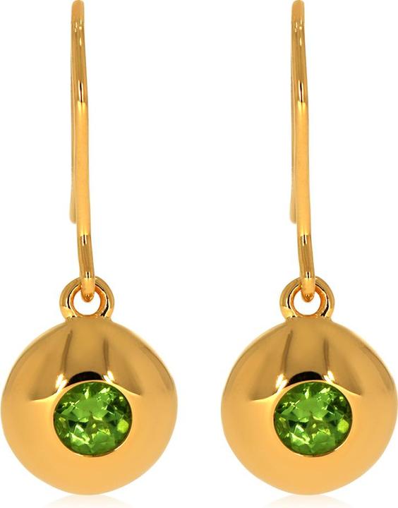 Xen Ohrhänger mit Peridot ca. 0,6 ct. vergoldet (925 Sterling Silber)