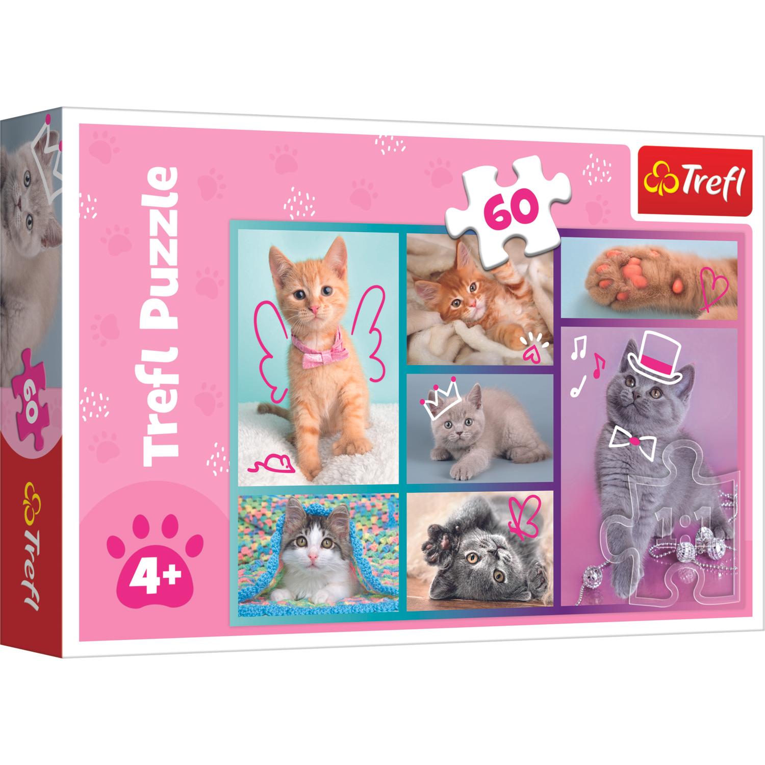 Trefl Puzzle bestehen aus 60 Teilen und wurden für alle kleinen Puzzle-Liebhaber entworfen. Wenn es fertig (60 Teile)