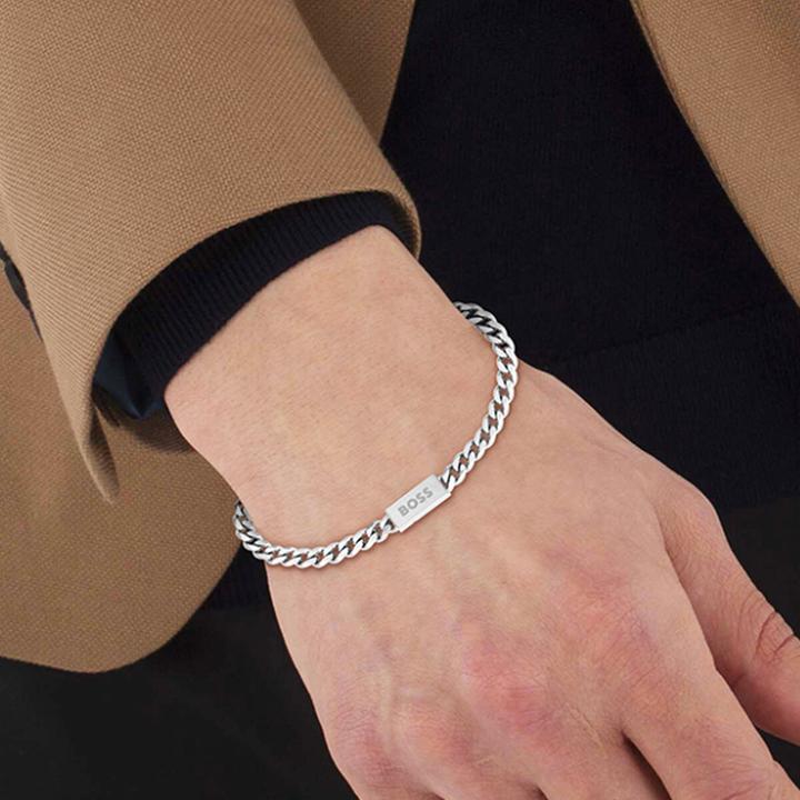 Immagine prodotto Hugo Boss Bracciale Timeless Chain for Him placcato oro 1580556 - Lunghezza: 19 cm (19 cm)