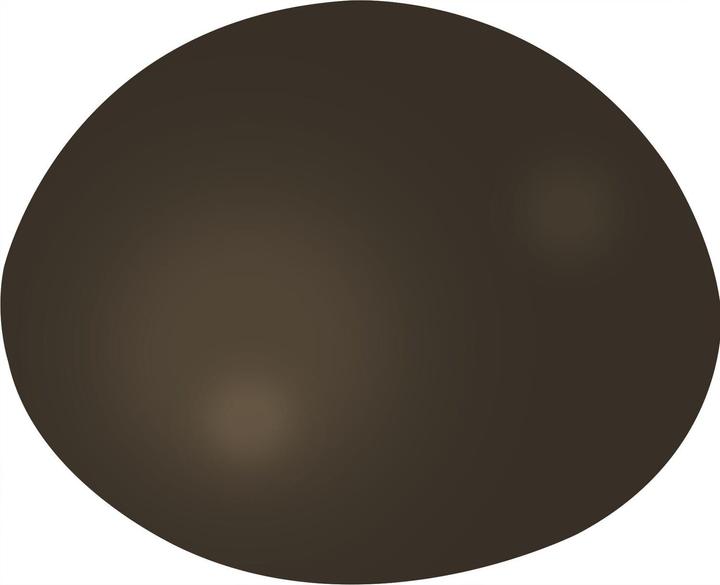 Franz Haas Wall buffer Door buffer ø 32 mm, height 12 mm self-adhesive, plastic brown (1 Piece)