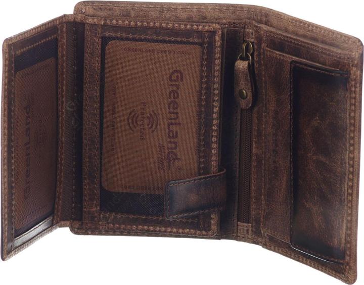 Immagine prodotto Greenland Nature Portafoglio Mascu & Line RFID in pelle 10 cm