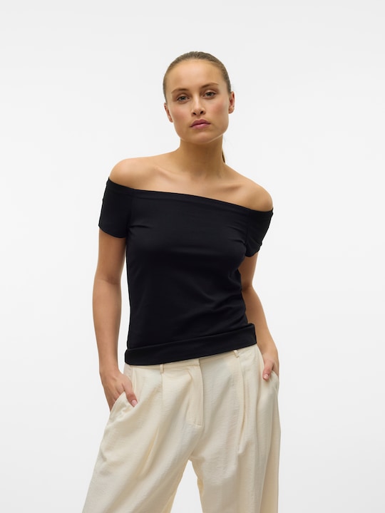 Actual product image Vero Moda Vmpanda Off-Shoulder Top Jrs Ga Noos (XS)