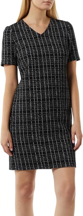 Actual product image Comma Kleid Elastisches Bouclé-Kleid mit Karomuster (34)