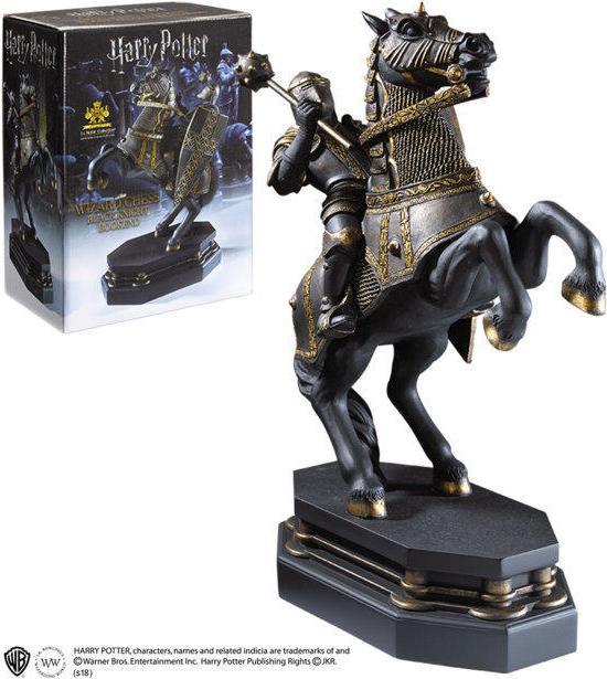 Noble Collection Harry Potter : Wizard Chess Black Knight Bookend