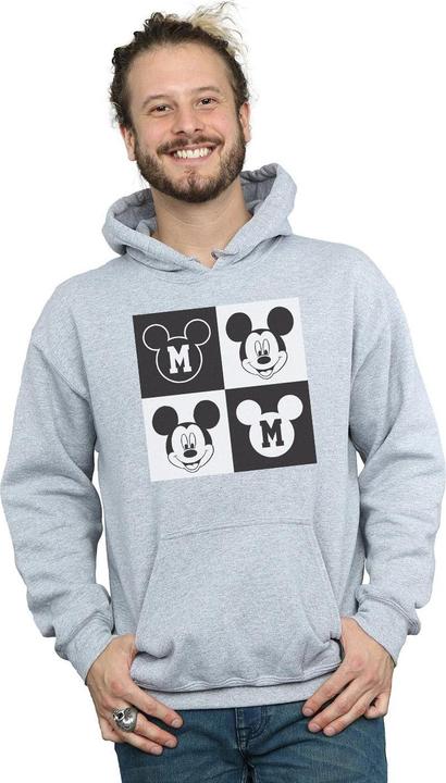 Produktbild Disney Mickey Mouse Smiling Squares Kapuzenpullover (M)