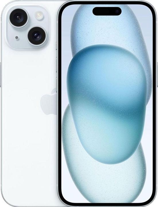 natelo.ch iPhone 15 128GB Blue (128 GB, Blau, 6.10", 48 Mpx, SIM + eSIM, A / Wie neu)