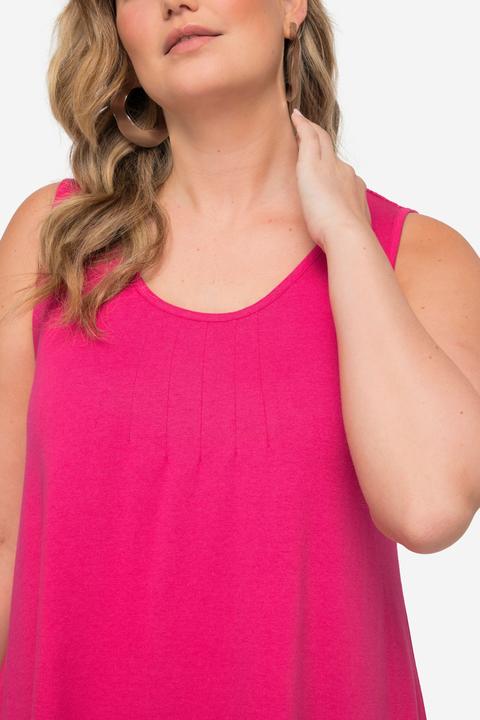 Produktbild Miamoda Midikleid, A-Linie, Rücken-Spitzeneinsatz, ärmellos, Zipfelsaum (42)