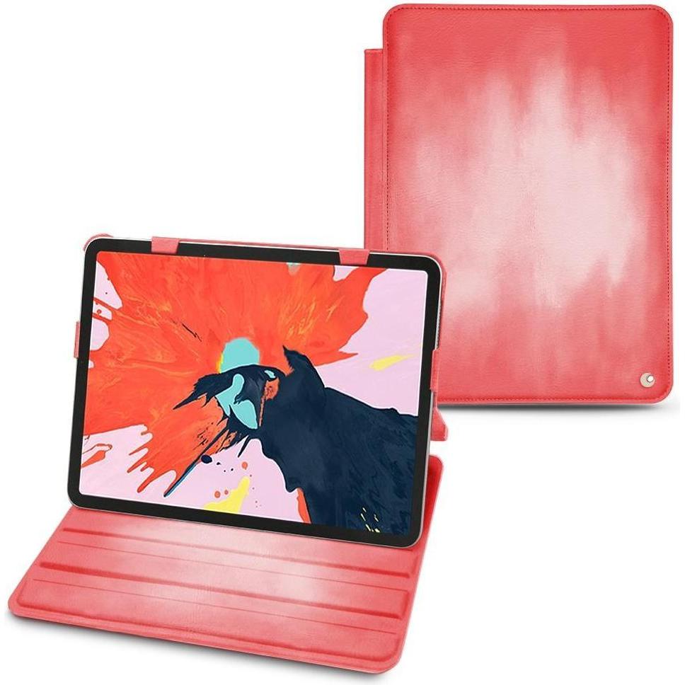 Noreve Lederschutzhülle horizontal (iPad Pro 11 2018 (1. Gen)), Tablet Hülle, Rosa