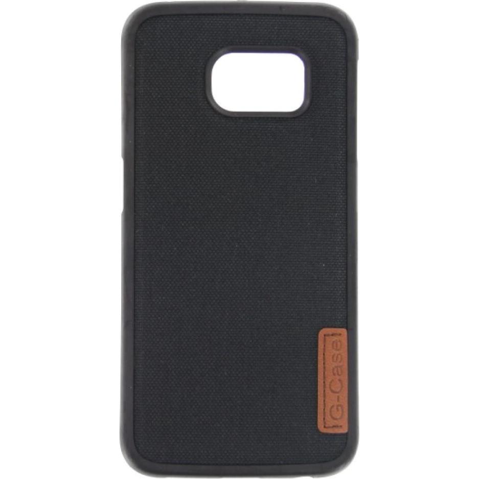 OEM Silicone Case Textile for Samsung S6 Edge black (Samsung Galaxy S6 Edge), Smartphone Hülle