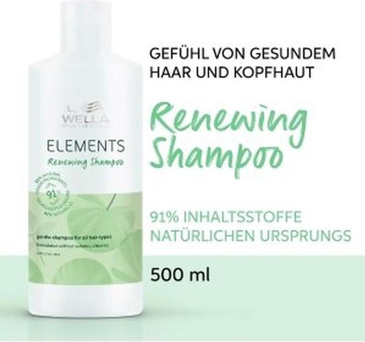 Produktbild Wella Elements Renewing Shampoo (500 ml, Flüssiges Shampoo)