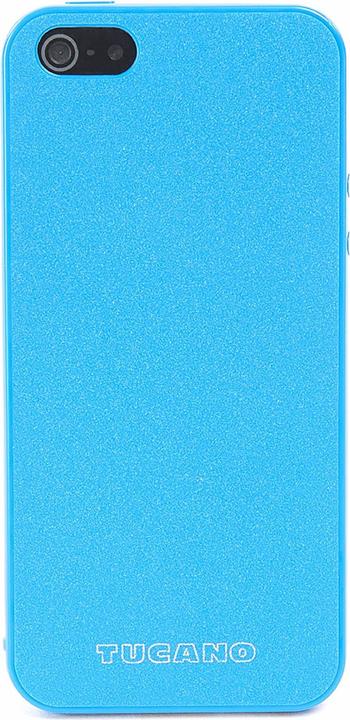Tucano Brillo Snap Case für iPhone 5/5S/SE Blau (Apple iPhone 5, Apple iPhone 5s)