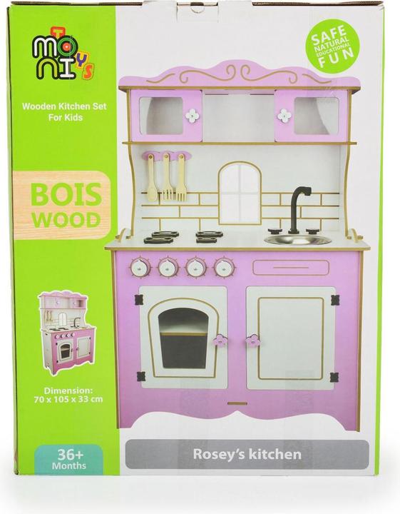 Produktbild Moni Kinder-Holzküche Rosey CG39 Herd