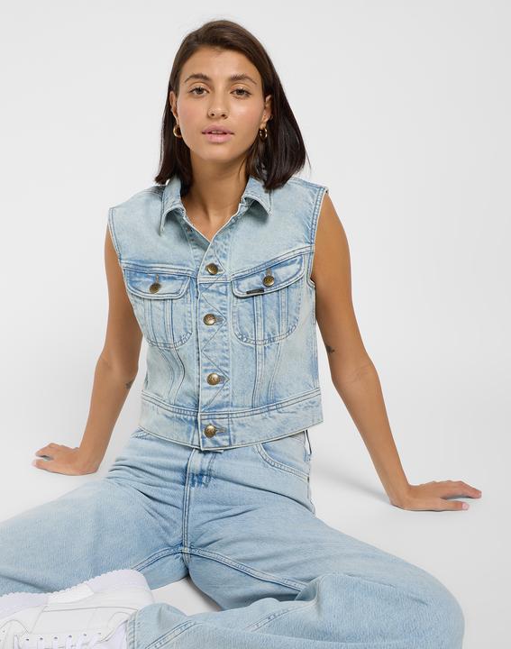 Actual product image Lee Jeansjacke Cropped Rider Vest (XS)