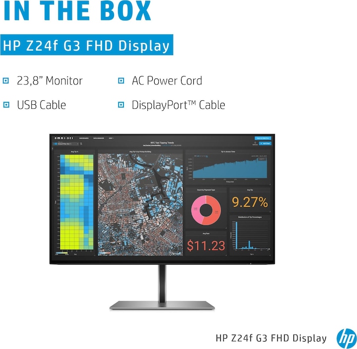 Image du produit HP Z24f G3 (1920 x 1080 pixels, 23.80")