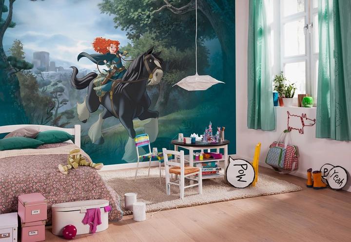Productafbeelding Komar Vliesbehang Into Adventure Merida Riding 8-panel 400 x 280 cm