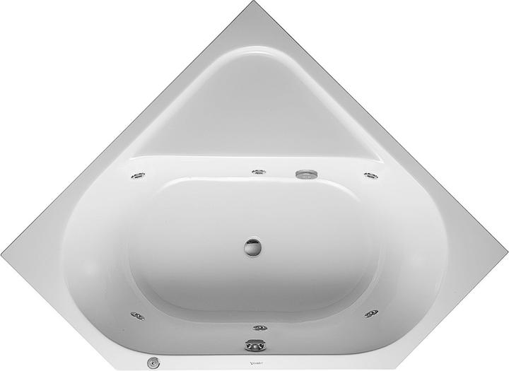Duravit Eck-Whirlwanne D-CODE 140 l 140x140 we 2 RS Jet Project (140 l, 140 cm, 140 cm)
