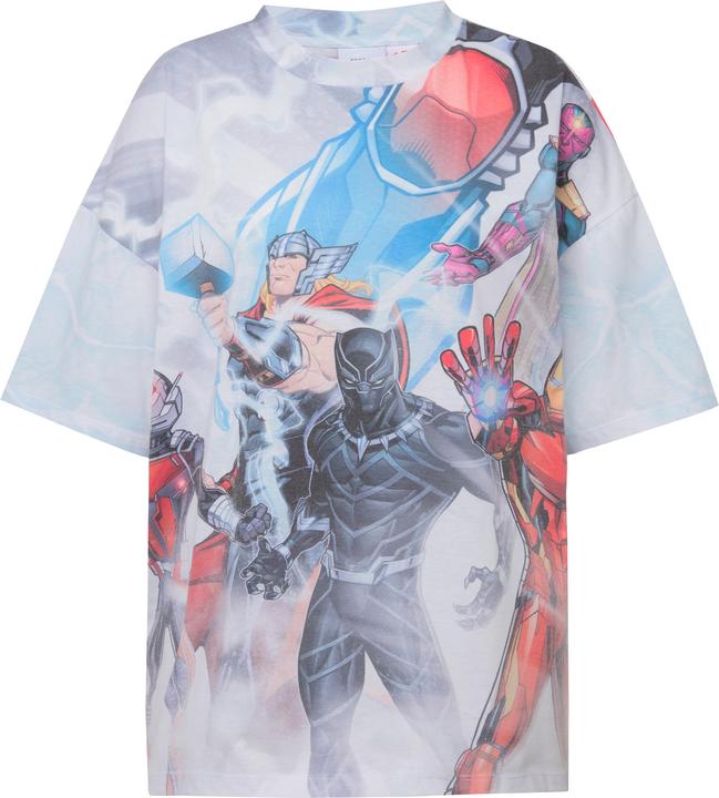 Immagine prodotto Studio Untold T-shirt unisex dal taglio oversize con stampa Marvel e scollo a girocollo (M)