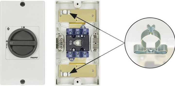 Actual product image Kraus & Naimer EMC repair switch KG 3 pole