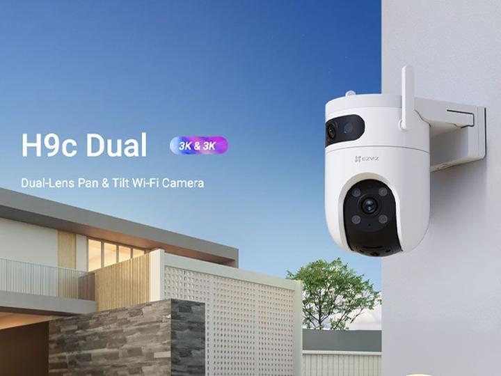 Produktbild EZVIZ IP-kamera H9c Dual-Lens Pan & Tilt 4G & Wi-Fi Camera 3K & 3K Camera (3072 x 1728 Pixels)