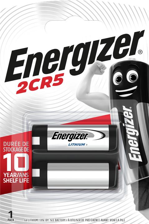 Actual product image Energizer 2CR5 Lithium Photo (1 pcs., 2CR5, 1500 mAh)
