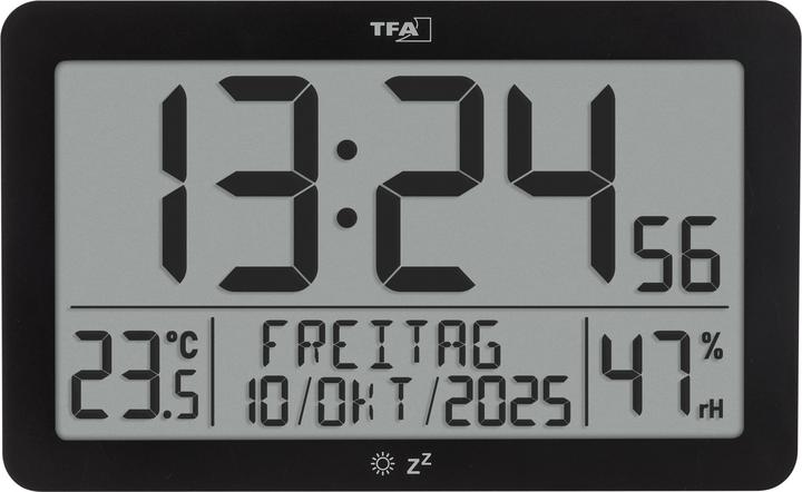 Actual product image TFA Digitale Funkuhr mit Raumklima