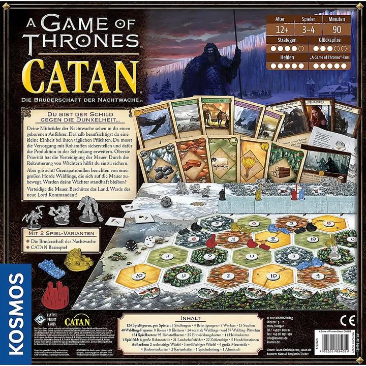 Produktbild Kosmos Catan Game of Thrones (Deutsch, 3 - 4 Spieler)